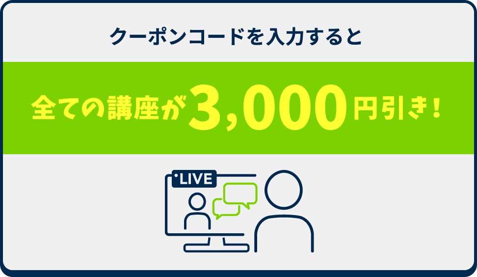 クーポンコードを入力すると