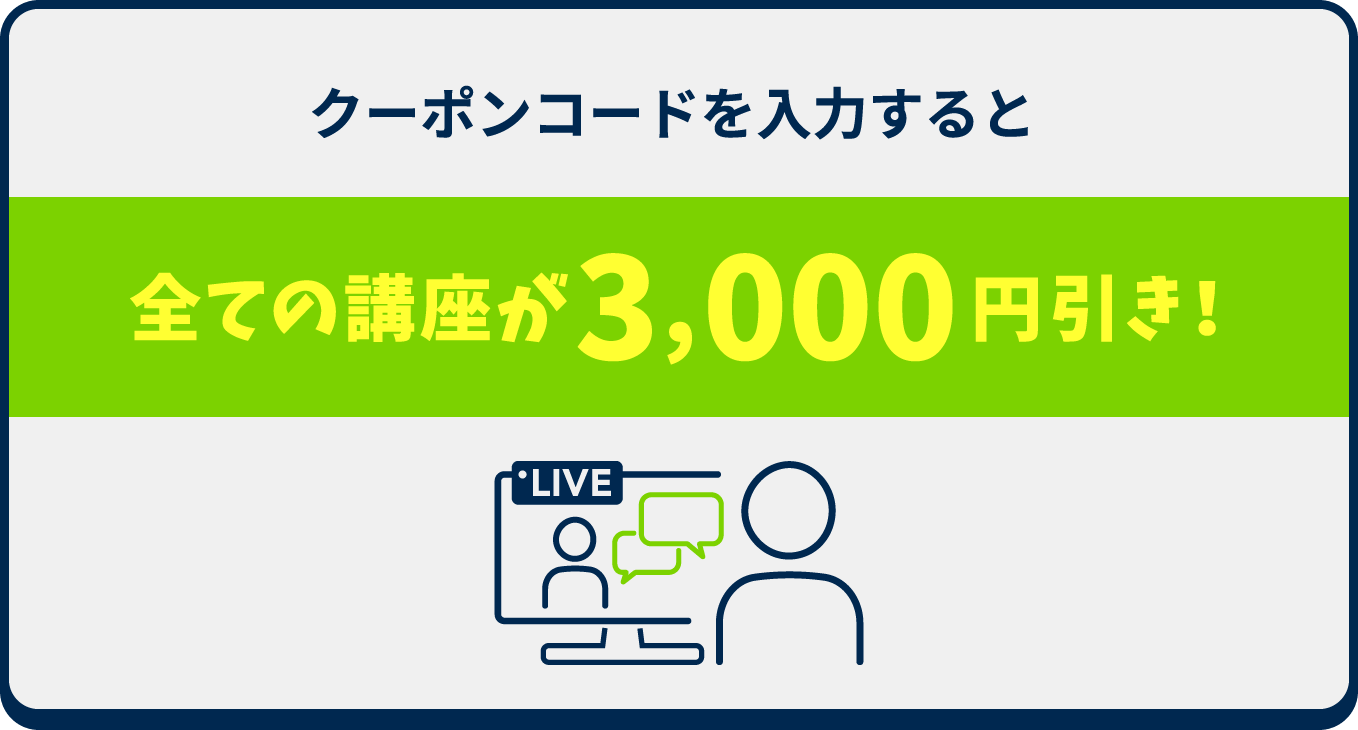 クーポンコードを入力すると